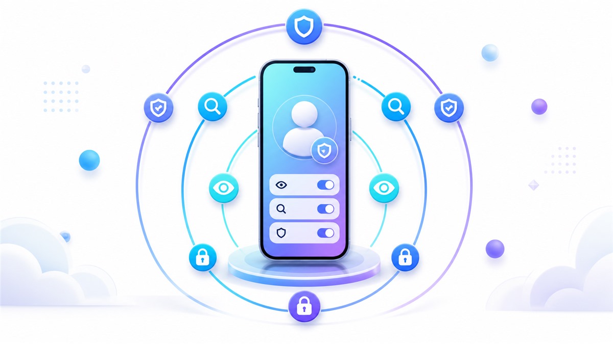 Ant Messenger 联系人查找方式与电话号码可见性隐私边界示意图